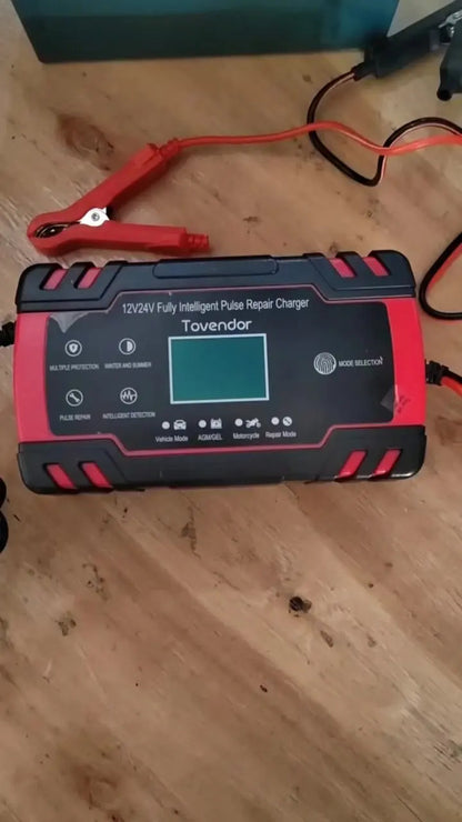 Cargador reparador de bateria auto